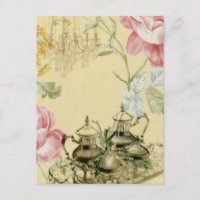 Théière Tasse à thé florale française Fête du thé
