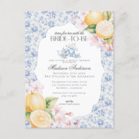 Thème de mariage Blue Chinoiserie Tea Party Toile
