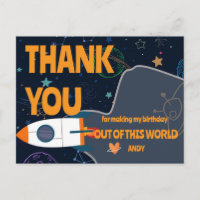 Thème de planète de fusée spatiale d'anniversaire