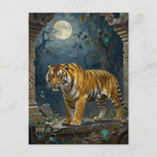 Carte Postale Thème Tigre Garder le contact