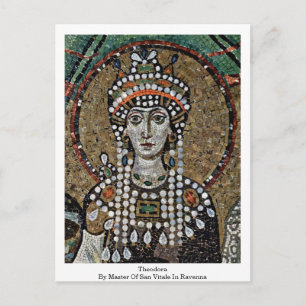 Carte Postale Theodora Par Maître De San Vitale À Ravenne