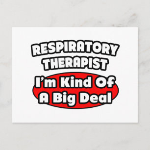 Carte Postale Thérapeute respiratoire...Big Deal