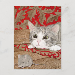 Carte Postale There's a mouse in the house!