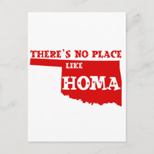 Carte Postale There's No Place Like Homa Oklahoma