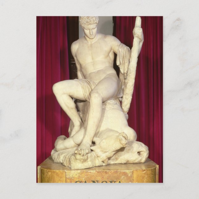 Carte Postale Thésée et le Minotaure, 1782 (Devant)