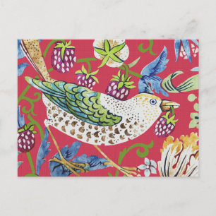 Carte Postale Thief fraise William Morris