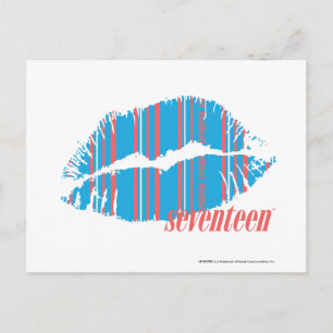 Carte Postale Thin Stripes Aqua