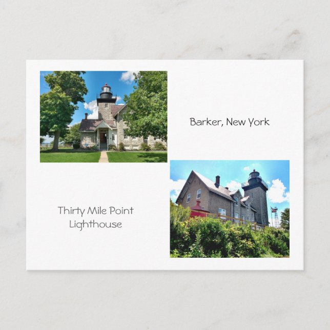 Carte Postale Thirty Mile Point Lighthouse 2 (Devant)