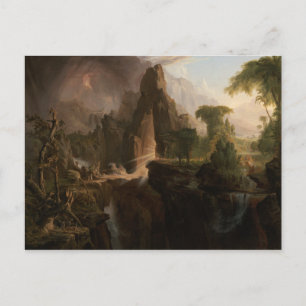 Carte Postale Thomas Cole - Expulsion du Jardin d'Eden