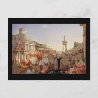 Carte Postale Thomas Cole Le cours de la consommation Empire