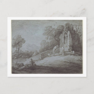Carte Postale Thomas Gainsborough   Tchouryère avec figure Conte