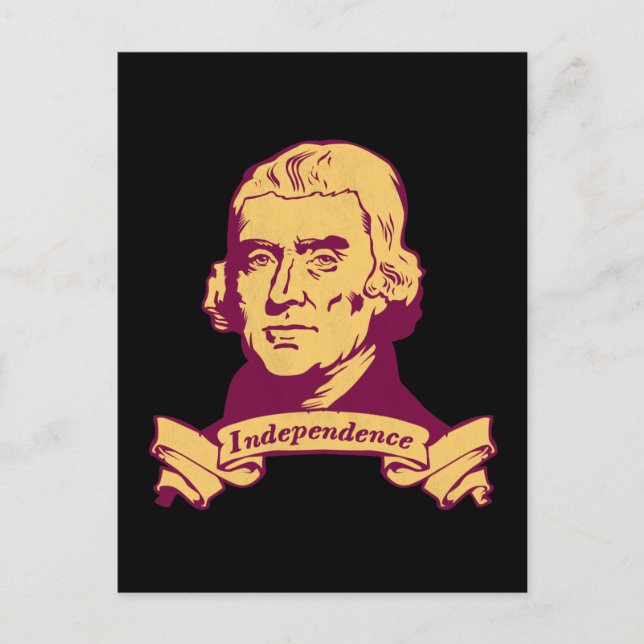 Carte Postale Thomas Jefferson (Devant)