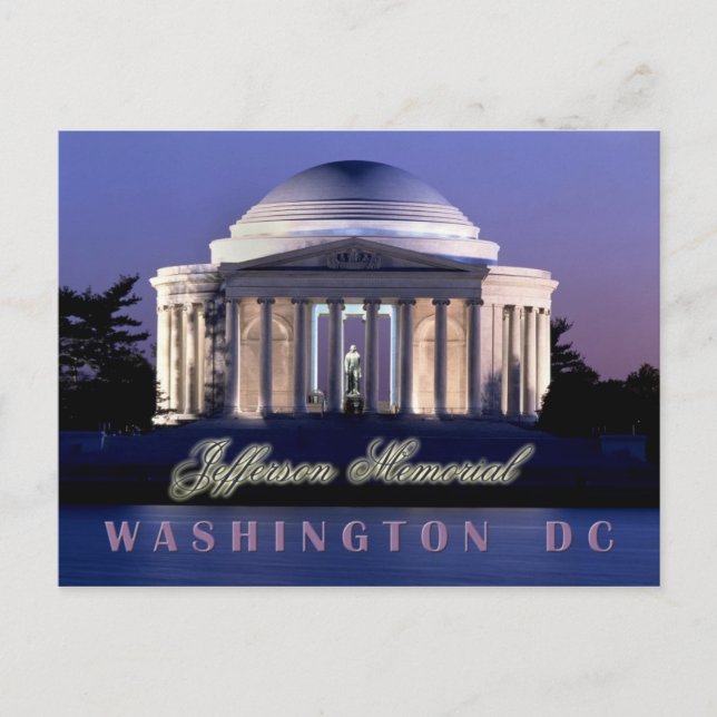 Carte Postale Thomas Jefferson Memorial, Washington, D.C. (Devant)