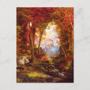 Carte Postale Thomas Moran - Sous les arbres
