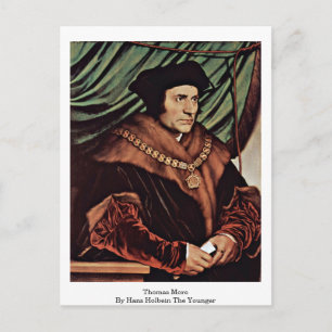 Carte Postale Thomas More Par Hans Holbein Le Jeune