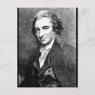 Carte Postale Thomas Paine.  Copier l'image _guerre