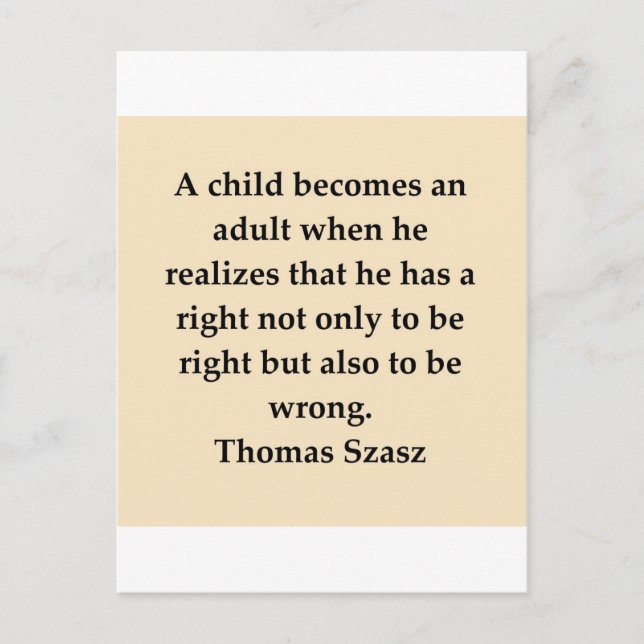 Carte Postale thomas szasz (Devant)