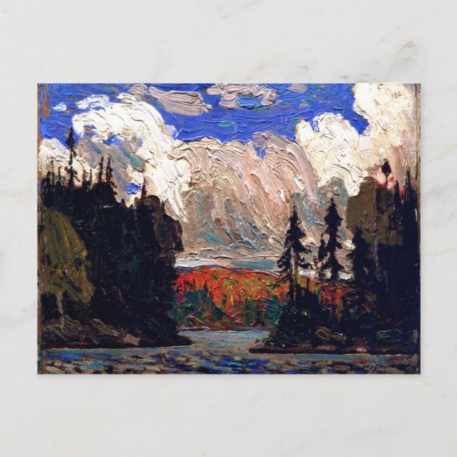 Carte Postale Thomson - Épinette noire en automne (Devant)