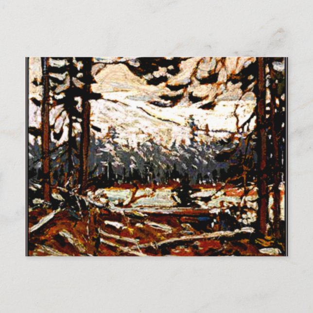 Carte Postale Thomson - Woodland Intérieur, Parc Algonquin (Devant)