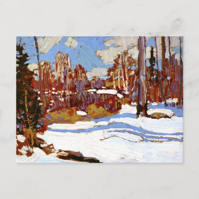 Carte Postale Thomson - Woods en hiver (Devant)