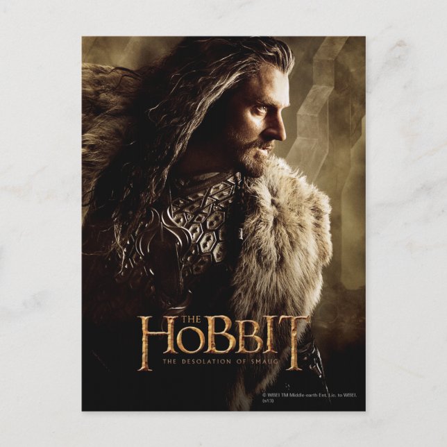 Carte Postale THORIN OAKENSHIELD™ Poster de caractères 1 (Devant)