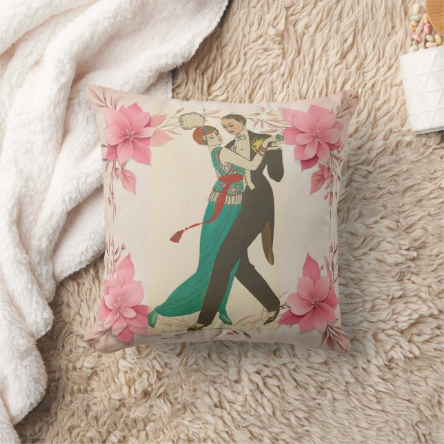 Carte Postale Throw Kissen (Decke)