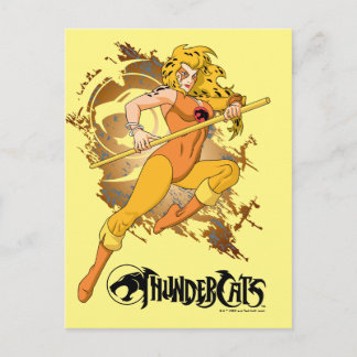 Carte Postale ThunderCats | Graphisme du personnage Cheetara