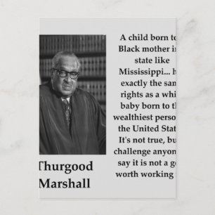 Carte Postale Thurgood Marshall