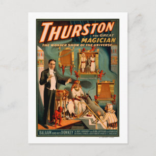 Carte Postale Thurston - Démons & Disparition de l'Âne Tour de M
