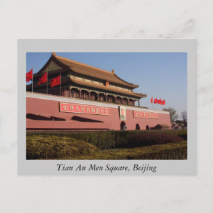 Carte Postale Tian An Men Carré, Pékin