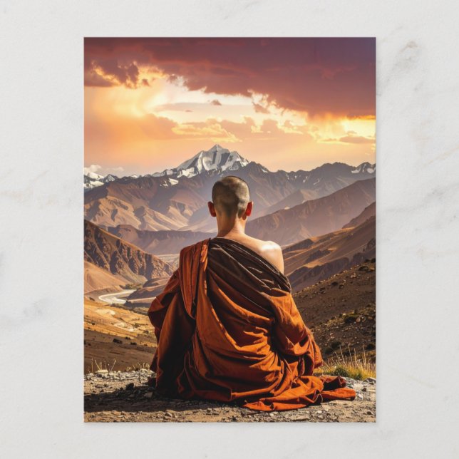 Carte Postale TIbet - Buddhism - Meditation (Devant)