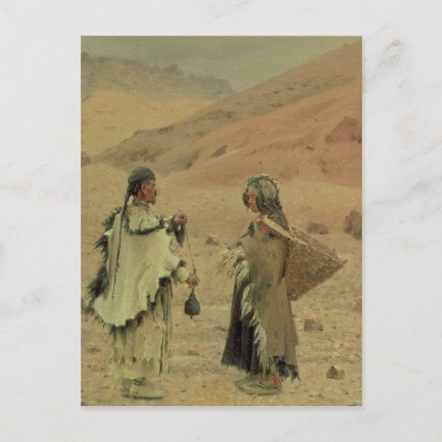 Carte Postale Tibétains de l'Ouest, 1875 (Devant)
