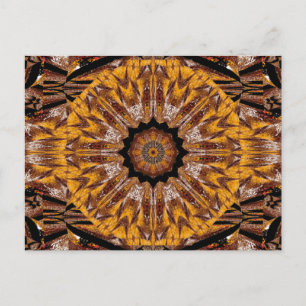 CARTE POSTALE TIBÉTAN GOLDEN LOTUS 5