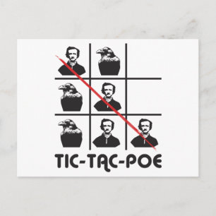 CARTE POSTALE TIC-TAC-POE