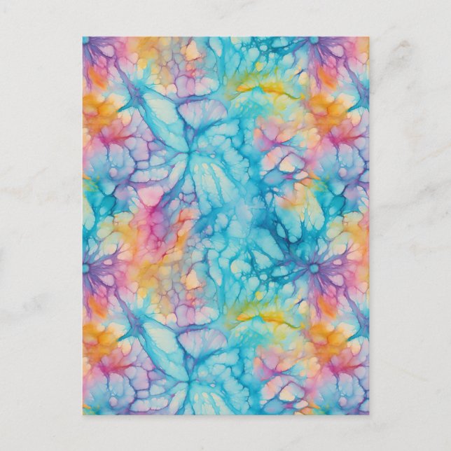 Carte Postale Tie-Dye (Devant)