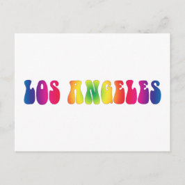Carte postale Tie Dye Blank Art de Los Angeles 60