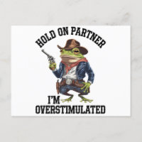 Tiens-toi partenaire je suis un cow-boy grenouille