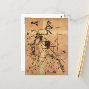 Carte Postale Tightrope Walker par Paul Klee