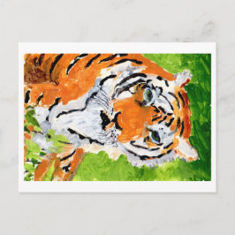 Carte postale Tigre à âme