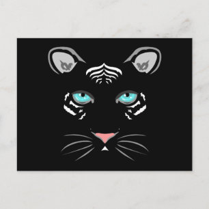 Carte Postale Tigre blanc