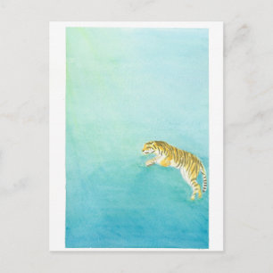 Carte Postale Tigre Postkarte