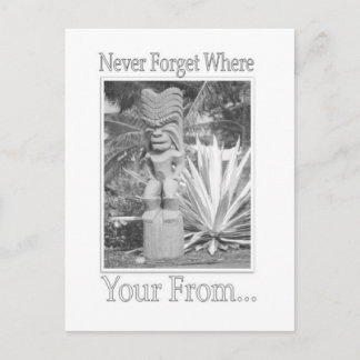 Carte Postale tiki