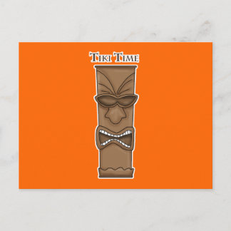 Carte Postale Tiki Time Post Card