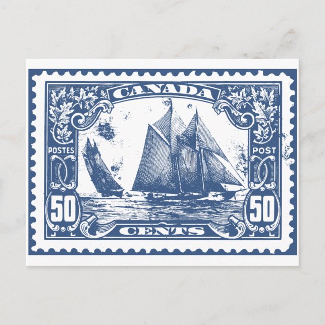 Carte Postale Timbre Canada (Devant)