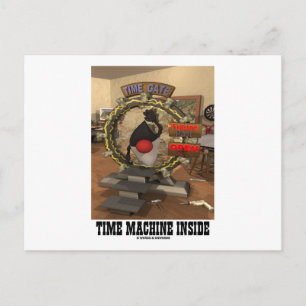 Carte Postale Time Machine Inside (Open Source Duke)