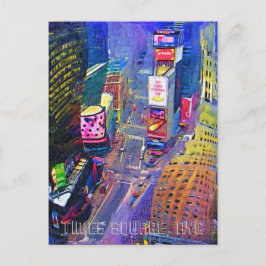 Carte Postale Times Carré, NYC, New York City, skyline