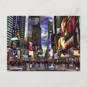 Carte Postale Times Square Photo en HDR