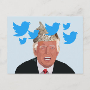 Carte postale Tin Foil Trump