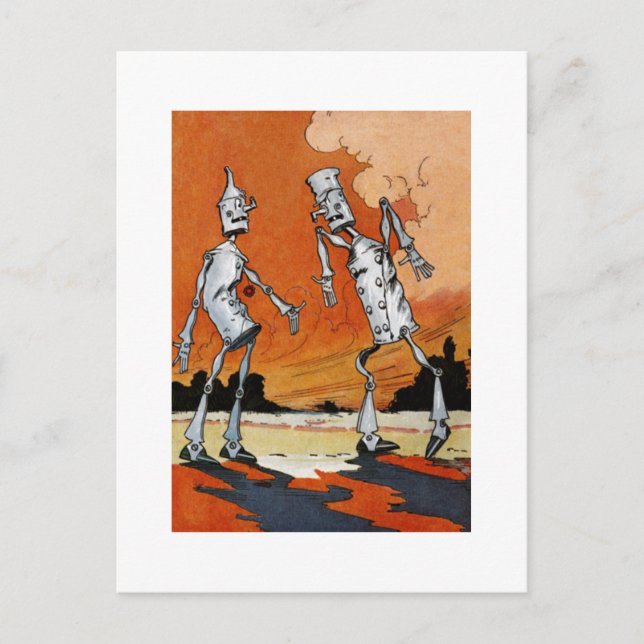 Carte Postale Tin Woodman Illustration Vintage (Devant)