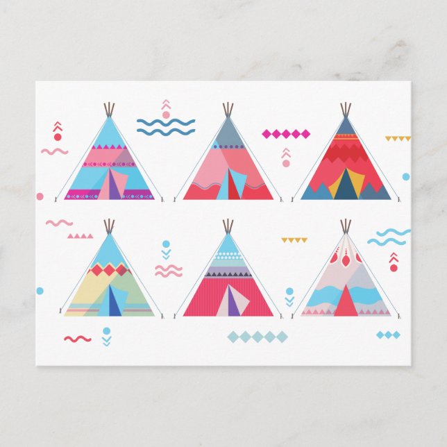 Carte Postale tipi rose (Devant)
